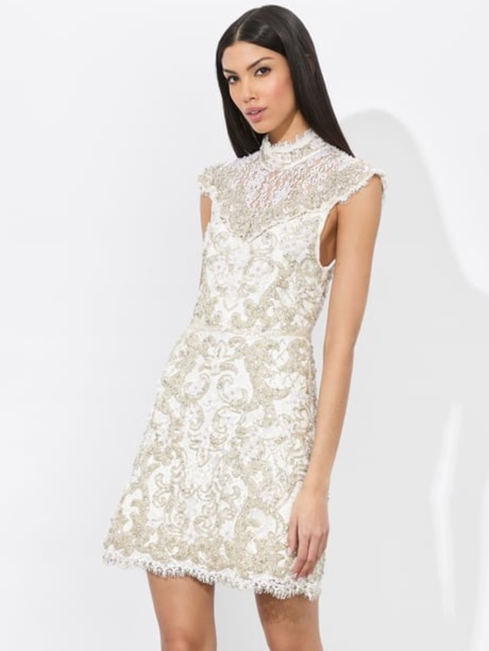 ALICE + OLIVIA PRIA MINI GOWN - Picture 7 of 17